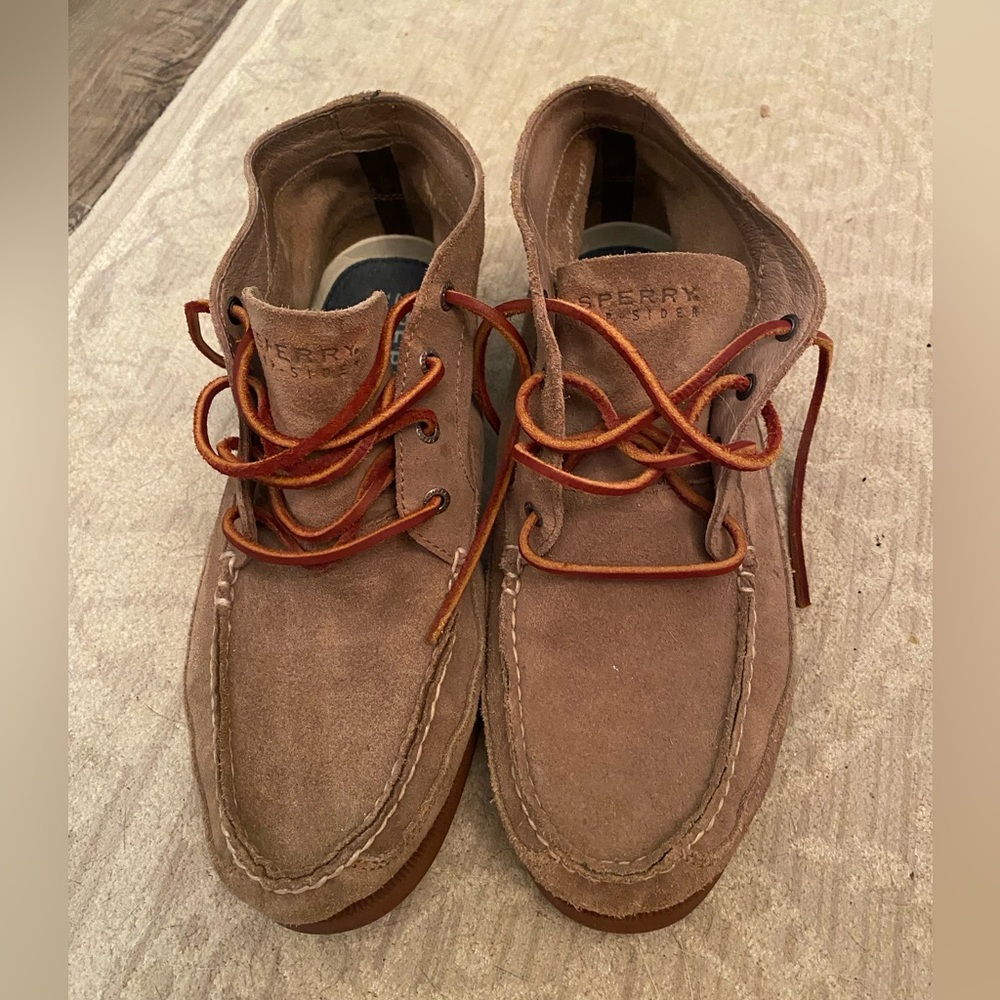 Men’s leather sperry shoes size 12